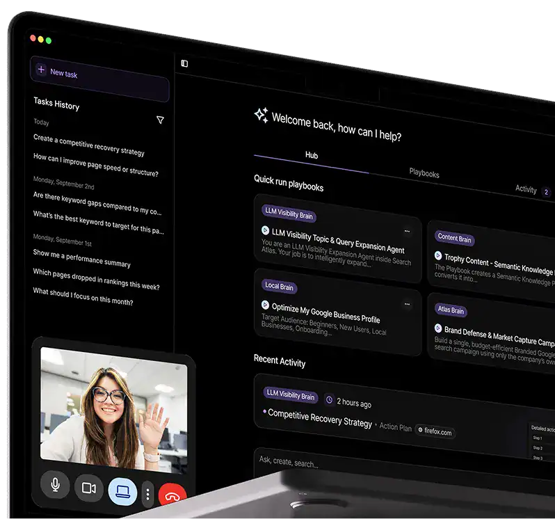 Free one-on-one onboarding inside Search Atlas